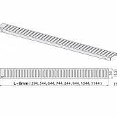 Решетка Alcaplast Pure PURE-750L