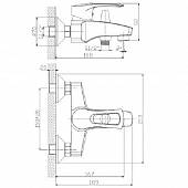 Смеситель для ванны Rossinka T T40-31