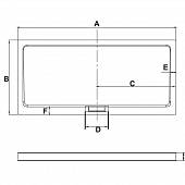 Душевой поддон 80х100 см RGW Acrylic With Foam AWF-21 03250380-01