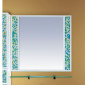 Зеркало 90 см, бело-голубая мозаика, Misty Жемчужина 90 П-Жем03090-328