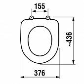 Сидение c крышкой Jika Baltic 9328.1.300.063.9