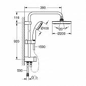 Душевая система Grohe Tempesta System 200 26452001