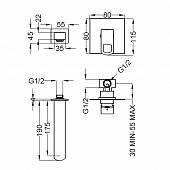 Смеситель для раковины Cezares Levico LEVICO-BLS1-01-Cr