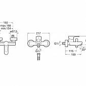 Смеситель для ванны Roca L20 5A0209C0M