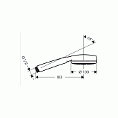 Душ ручной Hansgrohe Crometta 26825400