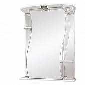 Шкаф-зеркало 65 см, белый, левый, Misty Лиана 65 L Э-Лиа02065-01СвЛ