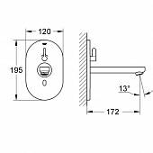 Смеситель для ванны Grohe Euroeco Cosmopolitan E 36315000