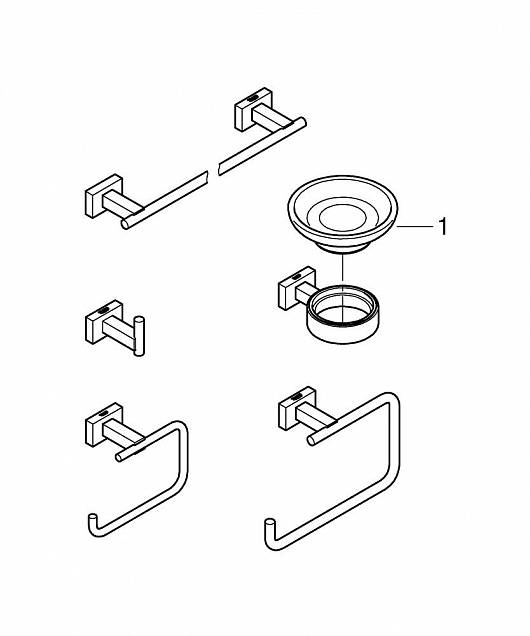 Фотография товара Grohe Essentials Cube 40758001Gr