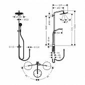 Душевая система Hansgrohe Croma Select S 26793000