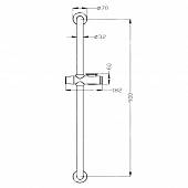 Душевая штанга Elghansa Shower Rail SB-300