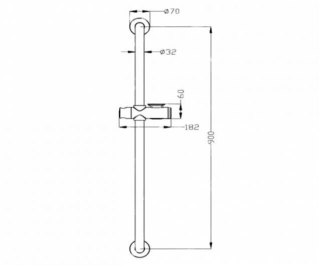 Фотография товара Elghansa Shower Rail SB-300