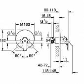 Смеситель для душа Grohe BauFlow 29112000