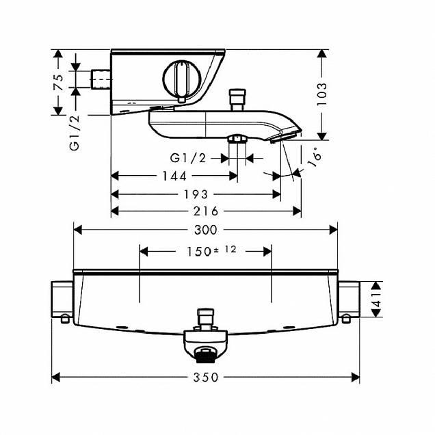 Фотография товара Hansgrohe Ecostat 13141000