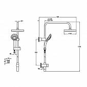 Душевая система Vitra Flo S A49234EXP