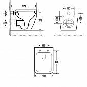 Комплект инсталляция Grohe Rapid SL с безободковым унитазом AQUAME с сиденьем SoftClose AQM2009775