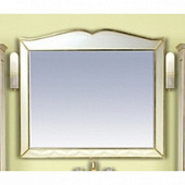 Зеркало 100 см, белое сусальное золото, Misty Анжелика 100 Л-Анж02100-391Св