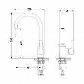 Смеситель для кухни Lemark Evitta LM0505C