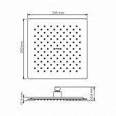 Верхний душ WasserKraft Aisch A198