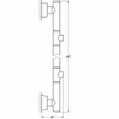 Штанга для 2-х аксессуаров FBS Nostalgy NOS 077