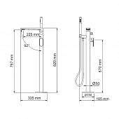 Смеситель для ванны WasserKraft Dinkel 5821