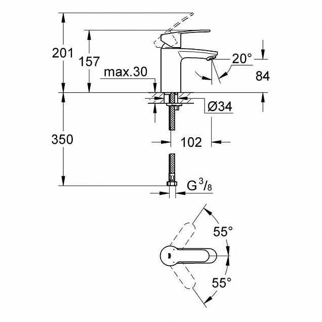 Фотография товара Grohe Eurostyle Cosmopolitan    3246820EGr