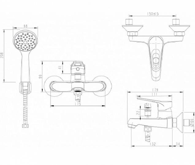 Фотография товара Bravat DROP F64898C-B