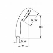 Ручной душ Grohe Tempesta New 27852001