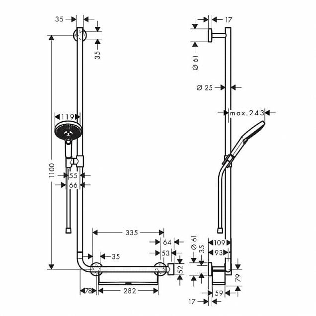 Фотография товара Hansgrohe Raindance Select S 26324400