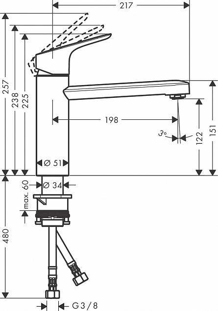 Фотография товара Hansgrohe Focus M43 71816000