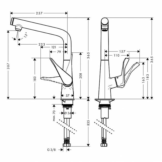 Фотография товара Hansgrohe Metris   14883800