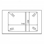 Мойка гранитная Florentinа Таис 760 грей 20.260.B0760.305