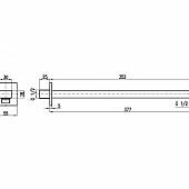 Держатель верхнего душа Slezak-RAV MD0450