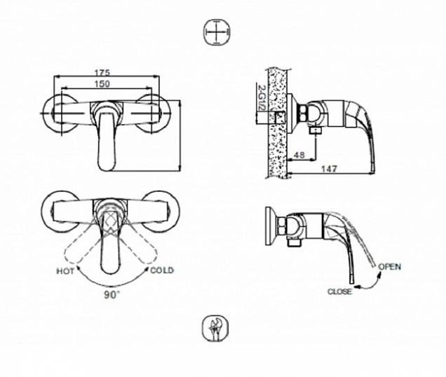 Фотография товара Bravat FIT F9135188CP-01-RUS