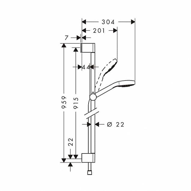 Фотография товара Hansgrohe Croma Select S 26570400