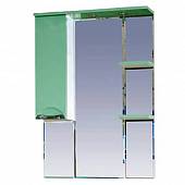 Шкаф-зеркало 75 см, салатовая эмаль, левый, Misty Кристи 75 L П-Кри02075-071СвЛ