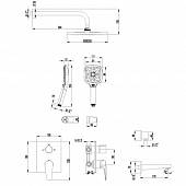 Душевая система Lemark Shift LM4322C