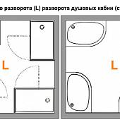 Метллический каркас и ножки, левый, Cezares TRAY-M-RH-120/90-ML-L