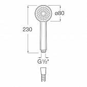 Душевая лейка Roca Stella 5B9103C00