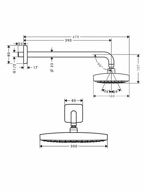 Фотография товара Hansgrohe Raindance Select E 26609400