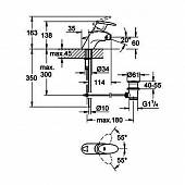 Смеситель для биде (д.к) Grohe Taron 33227000