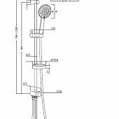 Душевая система Damixa Akita 409110064