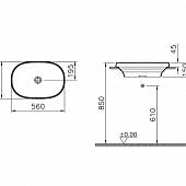 Раковина Vitra Frame 5652B403-0016