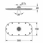 Верхний душ Grohe Rainshower 27470000