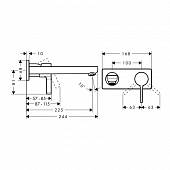 Смеситель для раковины Hansgrohe Metris S 31163000