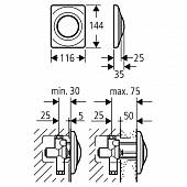 Накладная панель Grohe Surf 37018P00