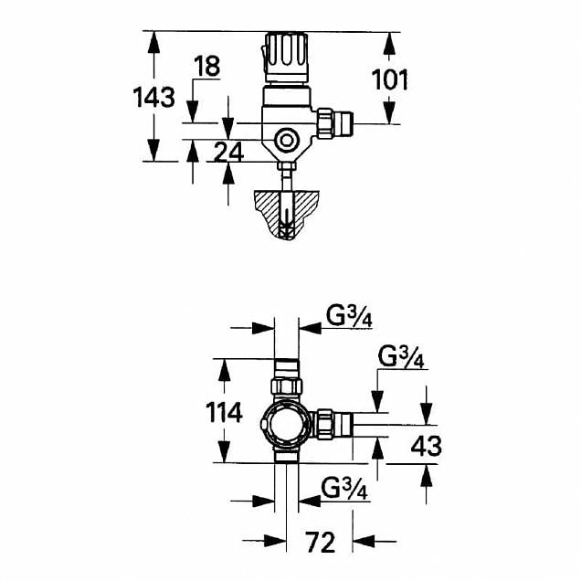 Фотография товара Grohe Automatic 2000 Basis 34616000Gr