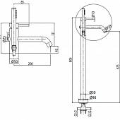 Смеситель для ванны M&Z MZ-Expo MZE06509