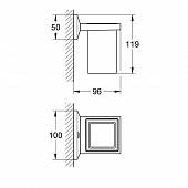 Держатель со стаканом Grohe Allure Brilliant 40493000