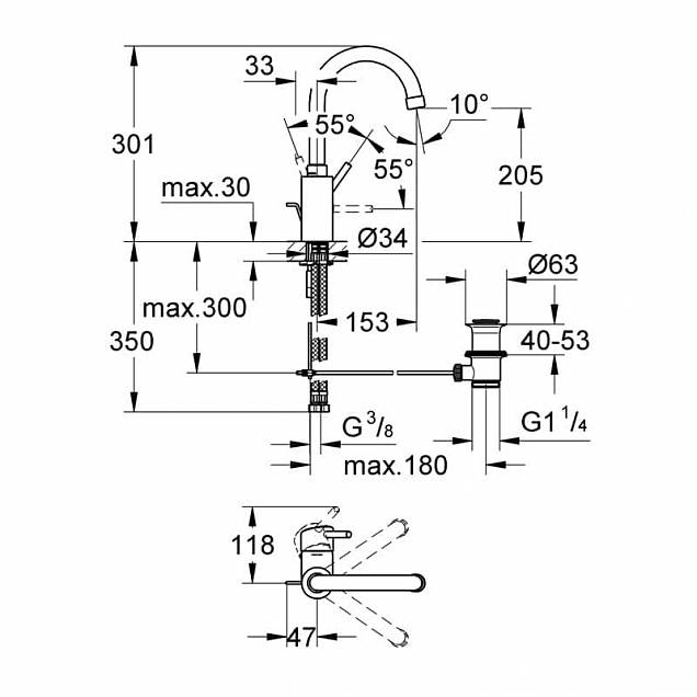 Фотография товара Grohe Concetto 32629001Gr