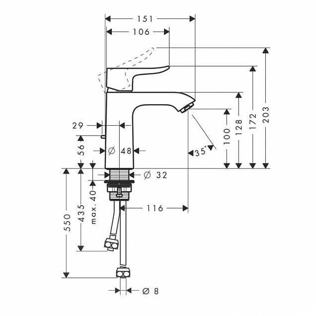 Фотография товара Hansgrohe Metris   31074000